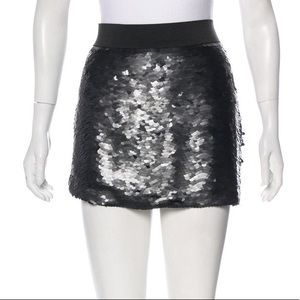 BCBG Sequined Mini Skirt